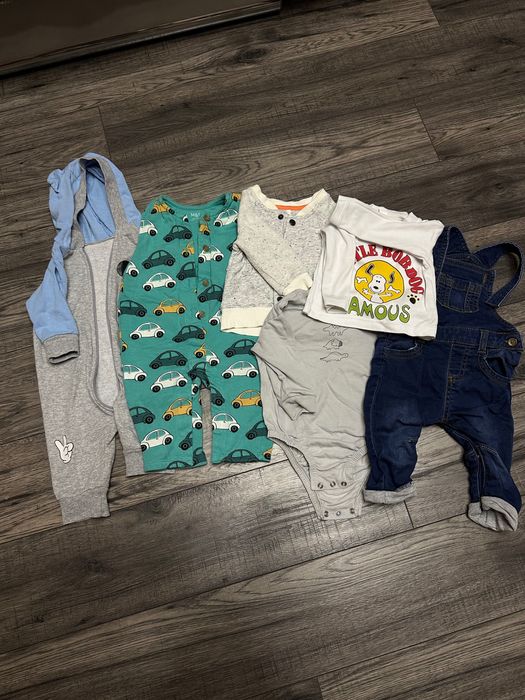 Лот одягу на хлопчика/ набір одягу 68-74 см / 6 місяців