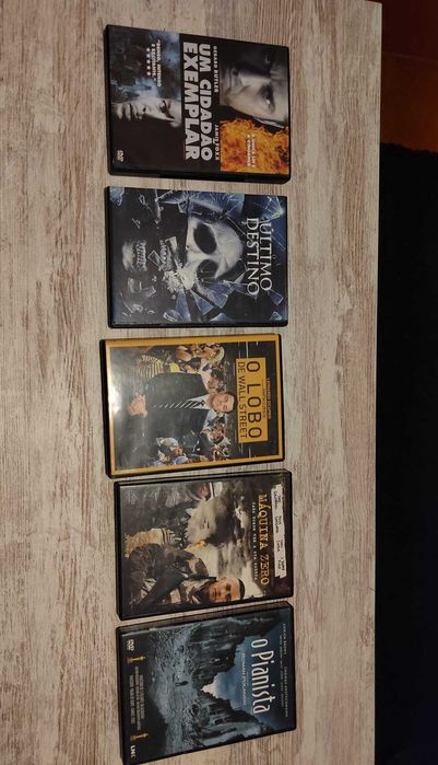 Vendo conjunto de filmes em DVD