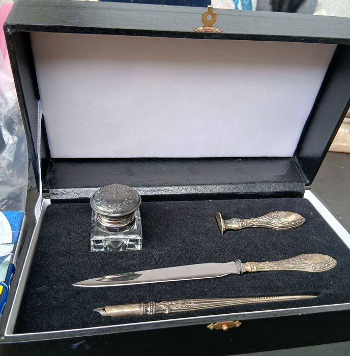 Conjunto antigo da coleçao em prata 925