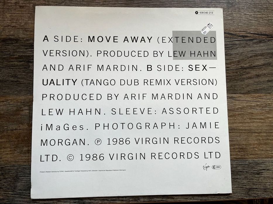 Culture Club – Move Away Extended - winyl Pop vinyl