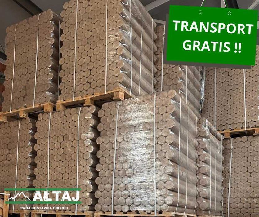 Brykiet drzewny Nestro AŁTAJ - Bydgoszcz i okolice Transport GRATIS