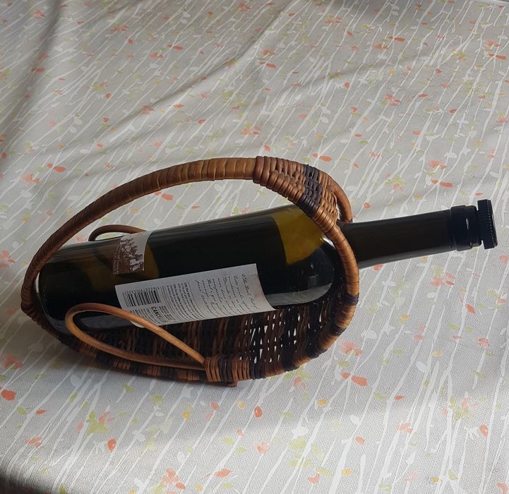 Suporte de palha para garrafa