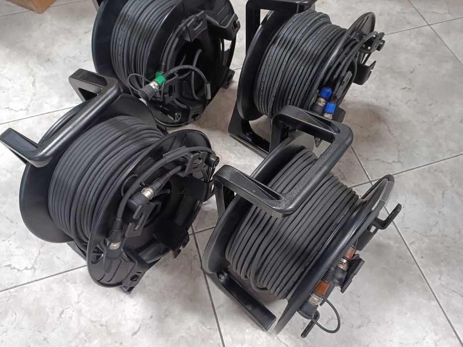 Skrętka mobilna BITNER Cat.5e Neutrik EtherCon RJ45 na bębnie 2x 50m