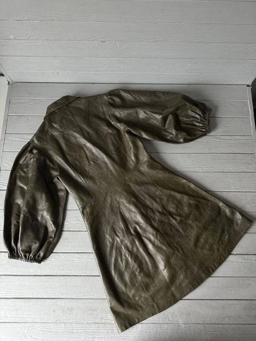 Ganni  шкіряна  сукня (розмір с)