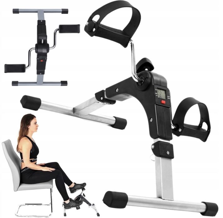 Rower Rowerek Treningowy do Ćwiczeń Stacjonarny Składany 2w1 Prezent