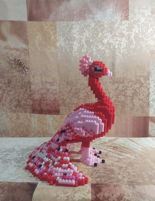 Конструктор  Павич з мікроблоків (Bearbrick)