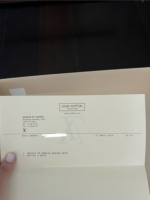 Bolsa Louis Vuitton M95765 Noir Preto Couro 2009