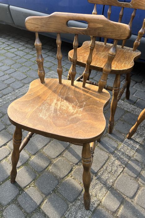 Krzesła PRL Bonanza. 6 sztuk