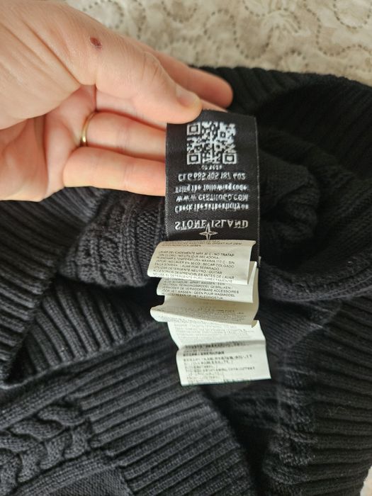 Gruby sweter stone island 100% bawełna