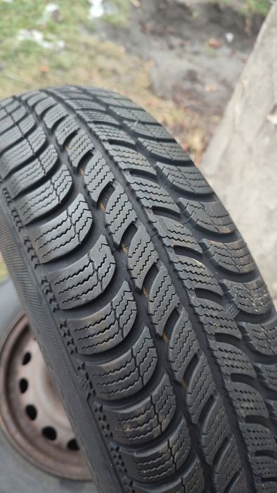 Opony + stalówki ×4 zimowe jak nowe 2020 Dębica 155/80r13 4 × 100