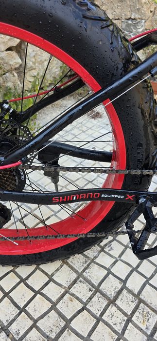 Bicicleta com pneu 4.0