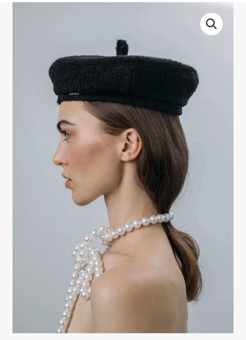 Берет FURT чорний (вовняний)