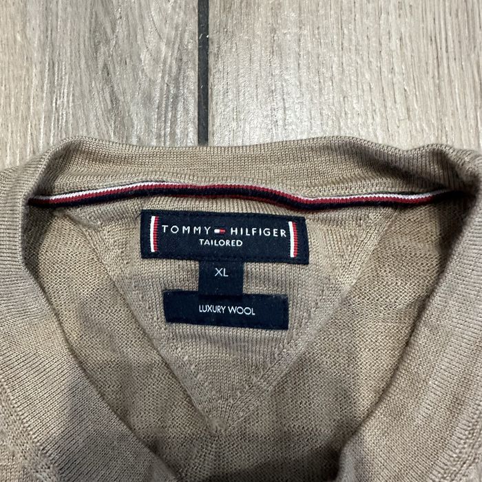 Светр Tommy Hilfiger преміальна вовна шерсть світшот кофта