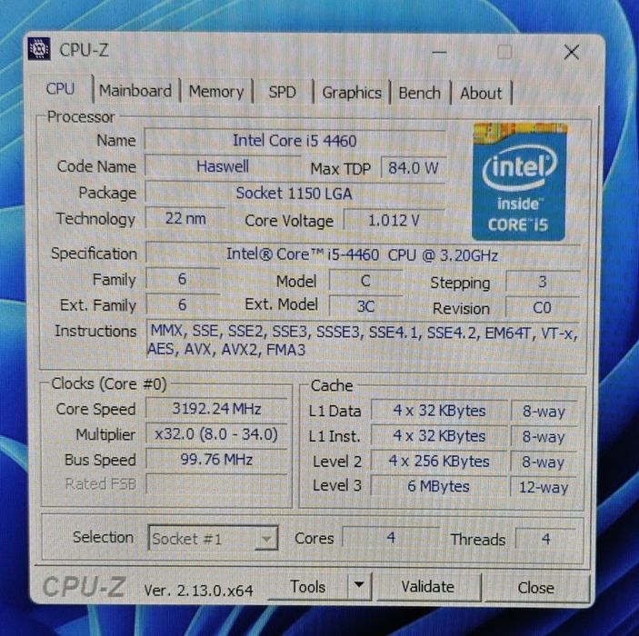 Komputer Gamingowy Intel Core i5 4460 NVIDIA GTX 1050 TI 8GB SSD+HDD