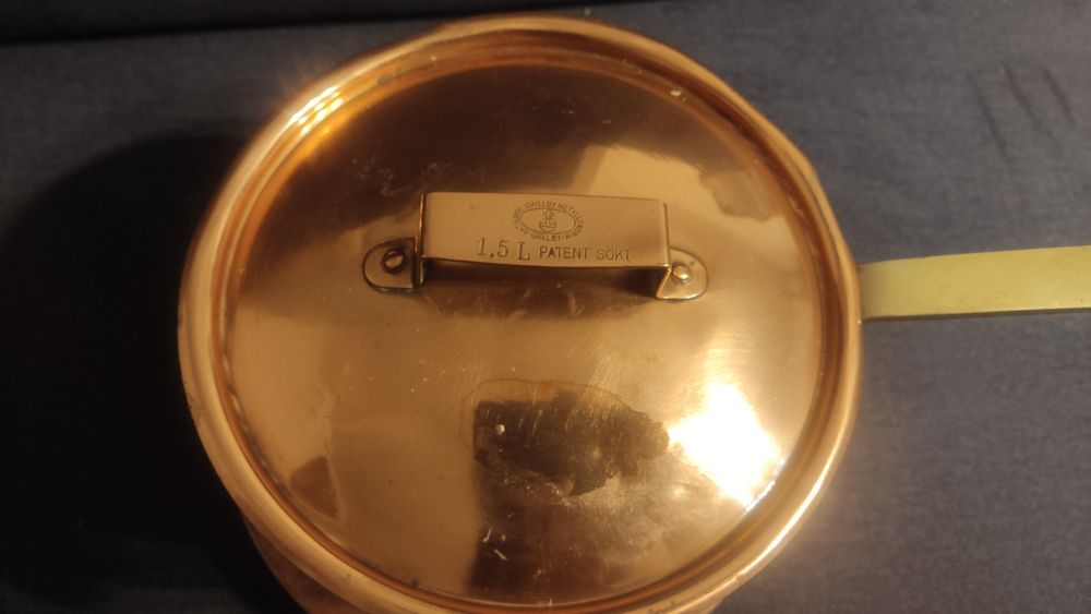 Rondel miedziany vintage