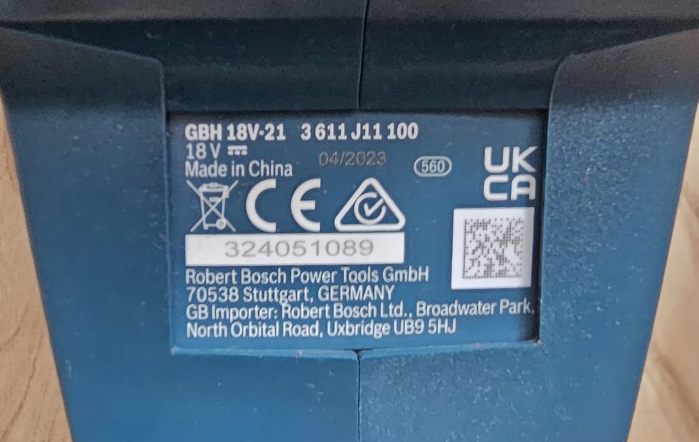 Wiertarka Udarowa  Bosch GBH 18V-21.