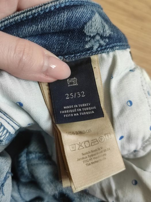 Jeansy spodnie dziewczęce Scotch & Soda Amsterdams Blauw rozmiar 25/32