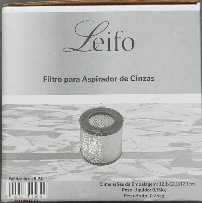 Filtro para aspirador cinzas NOVO