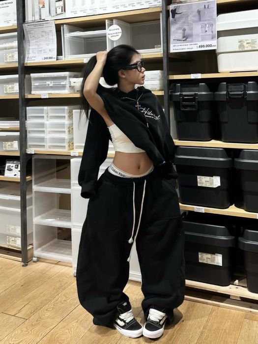 Костюм оверсайз на флісі