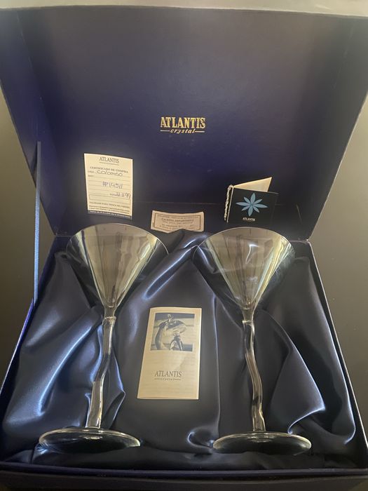 Castiçais Atlantis Crystal NOVOS