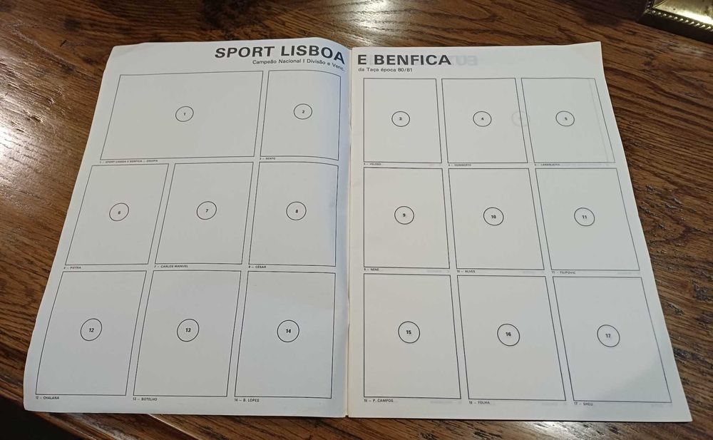 Campeões de Futebol 81/82 - Caderneta de Cromos – Futebol