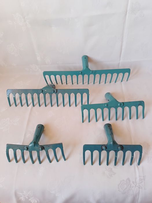 Grabie metalowe, 5 sztuk, do prac budowlanych i gospodarskich