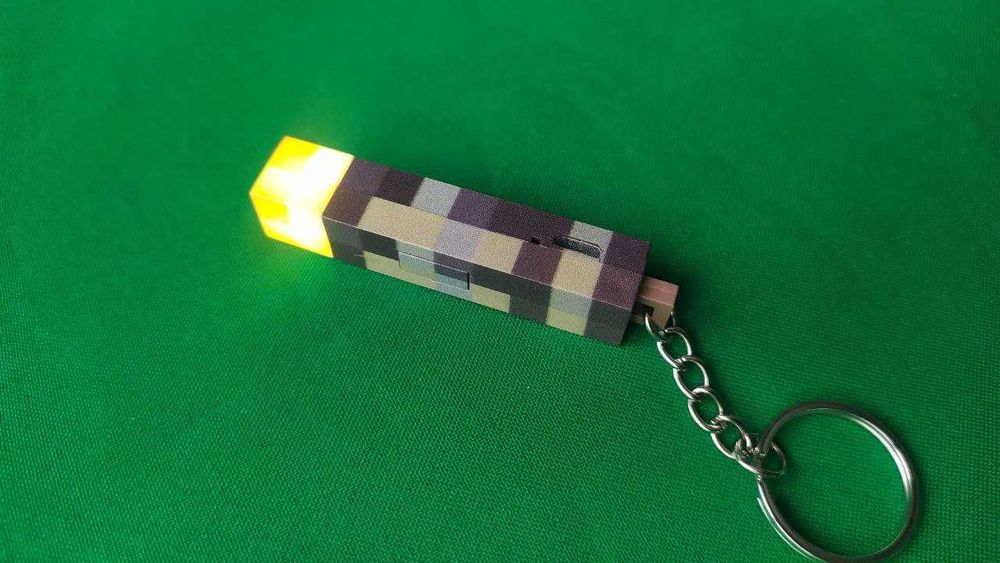 Факел Minecraft (ліхтар / брелок / майнкрафт)