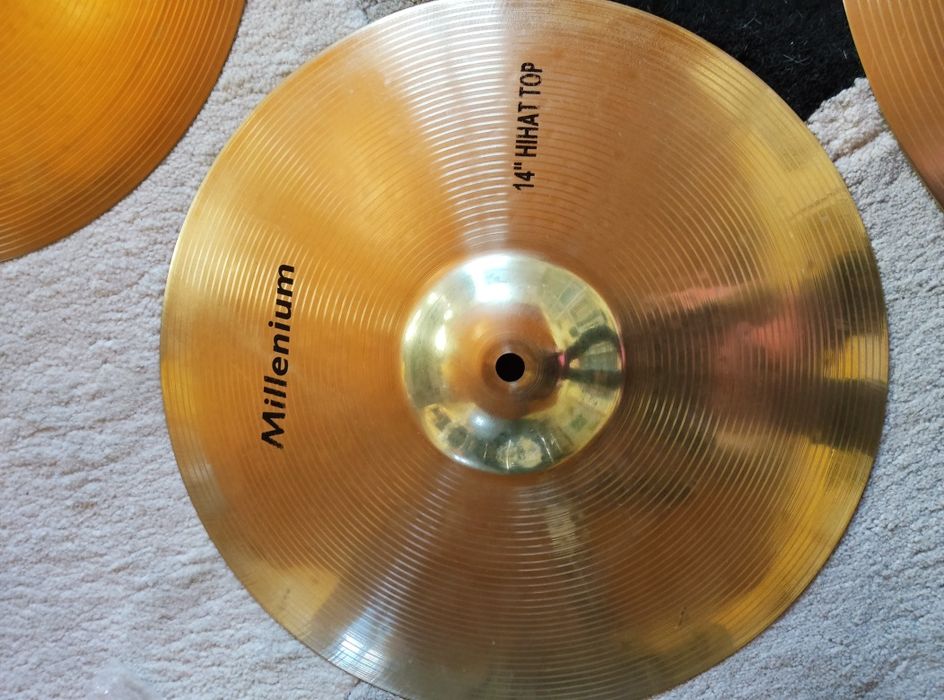 Pratos Millenium Brass Cymbal Set Standard
