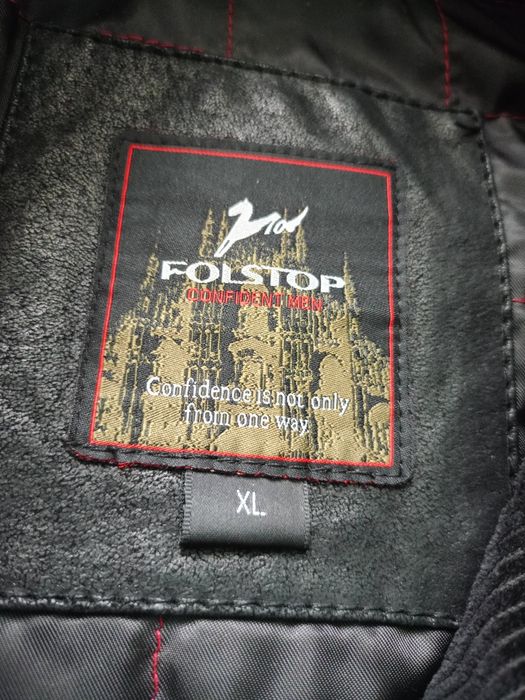 Kurtka skórzana folstop