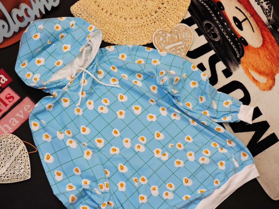 Made by bedste Bluza print jajecznica S