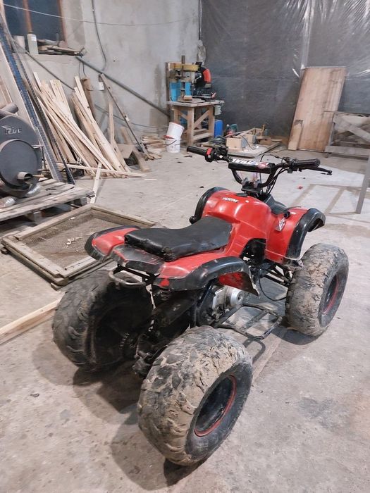 Квадрік 125 ATV сам він проїхав 758 км максимальна швидкість 65 км