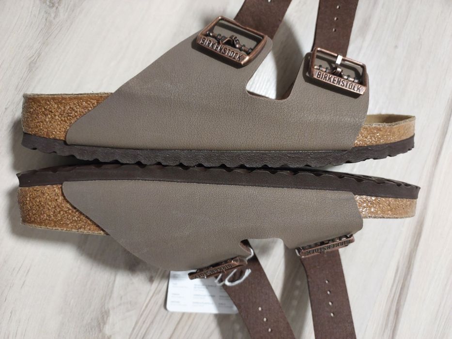 Birkenstock Arizona Bs 42 Mocca brązowo beżowe
