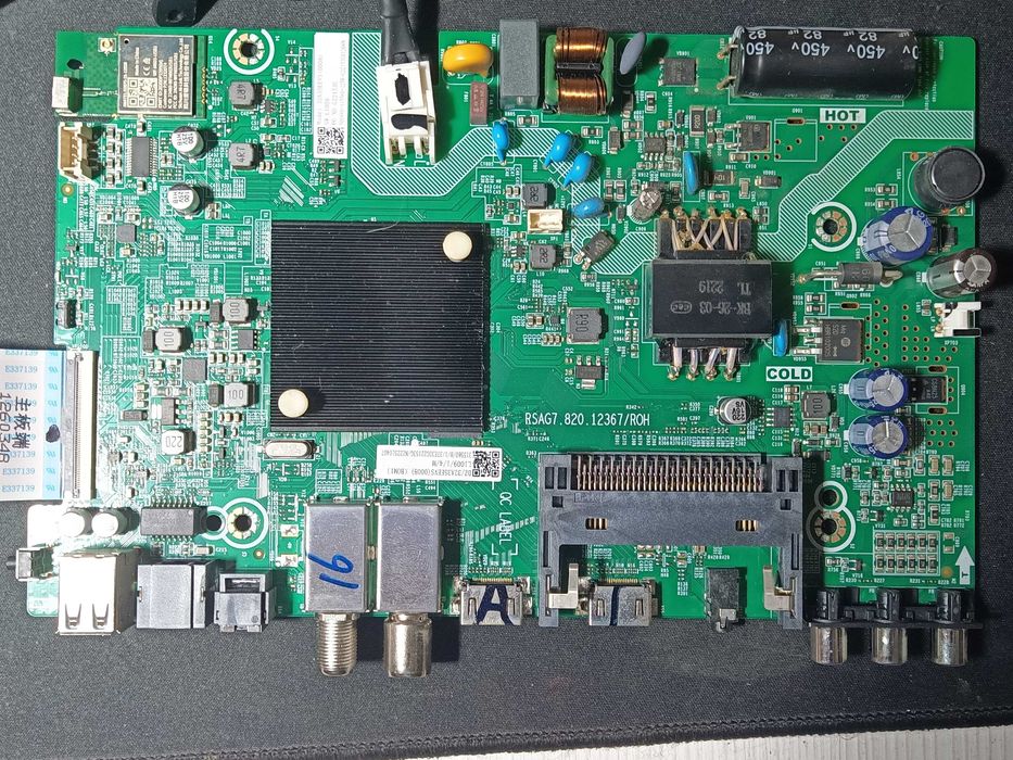 Placa Main Board TV Hisense 32A4BG, sem defeitos