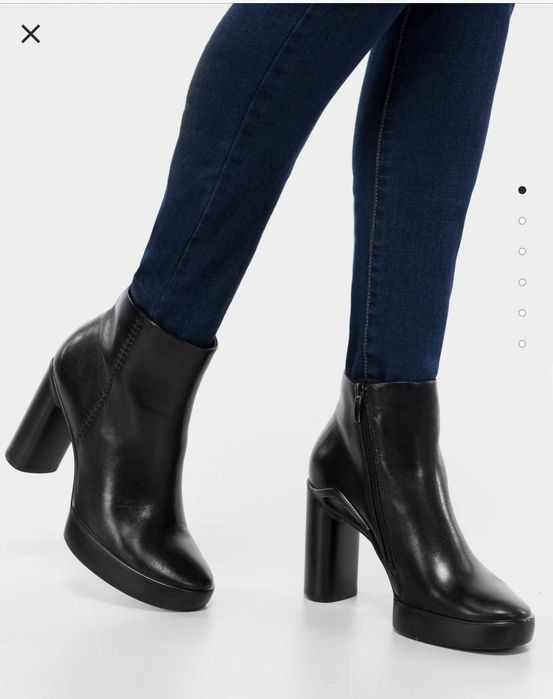 Кожаные демисезонные ботинки Ecco Shape Sculpted Motion 75 оригинал
