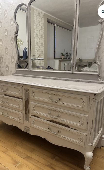 Komoda toaletka bielizniarka ludwikowska shabby chic