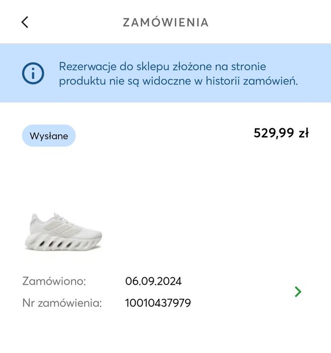 Adidas sportowe Switch FWD 2 białe do biegania