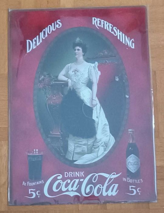Cartazes metálicos Coca-Cola  (Colecção completa)
