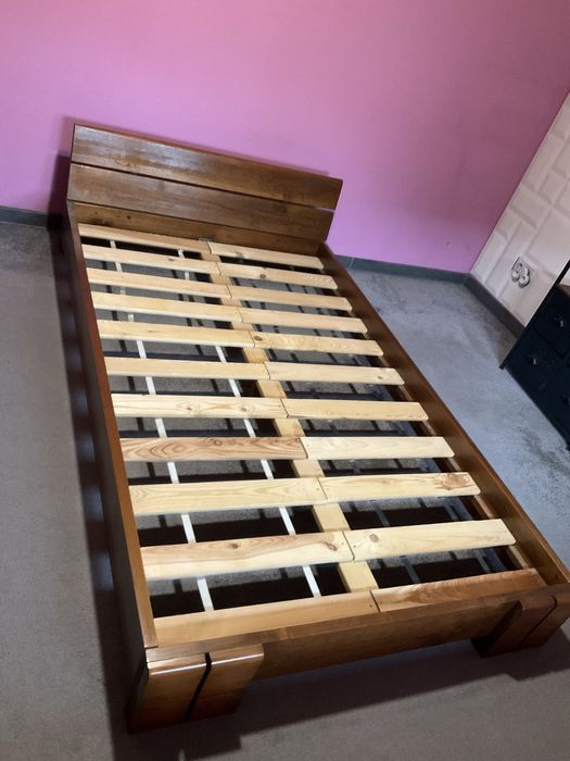 Lużko Drewniane Ramowe 120x200 Super Stan