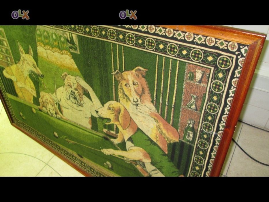 Tela com moldura para decoração