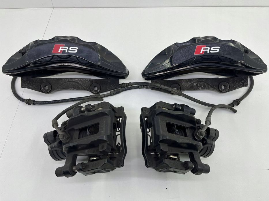 AUDI RS3 8Y ZACISKI PRZÓD TYŁ KOMPLET 83A615105M 83A615106M