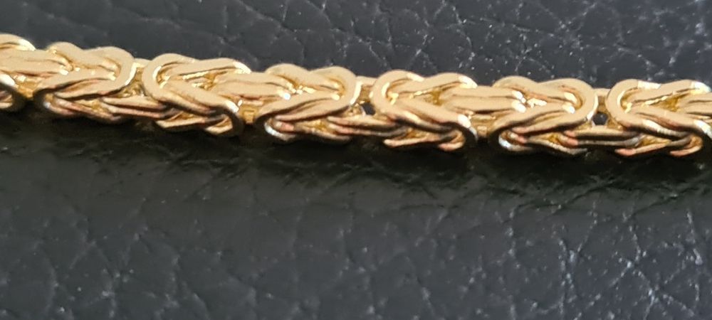 Nowy złoty Łańcuszek splot Królewski 585 ,27,45gr.60cm