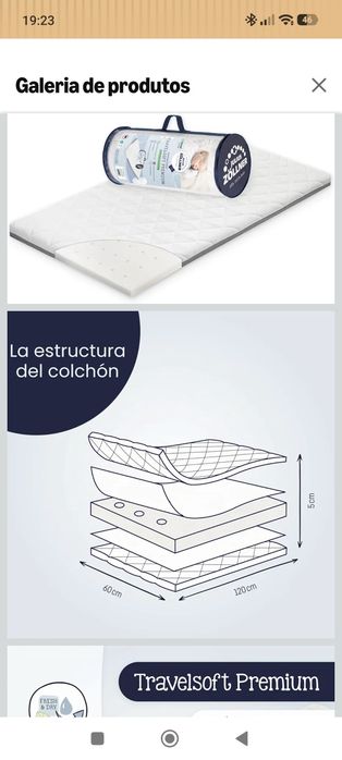 Julius Zöllner Travelsoft Premium - Colchão de viagem, 60 x 120 cm