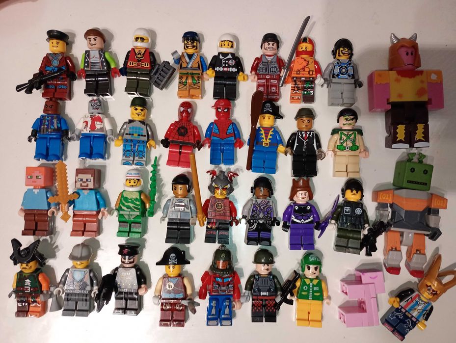 Конструктор лего lego, человечки, оружие, животные