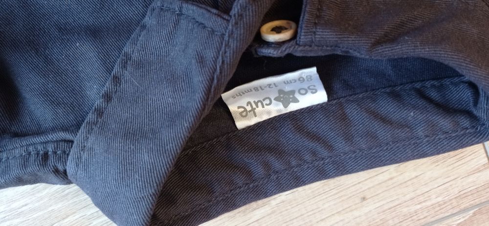 Komplet zestaw katana marynarka koszula jeans jeansowa spodnie Pepco s