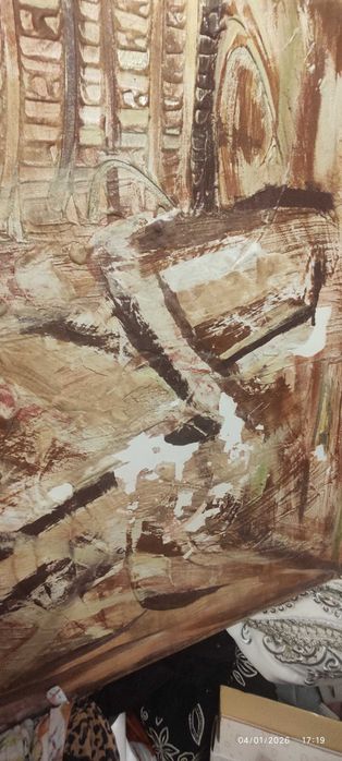 Tela bonita e com relevo, Assinada