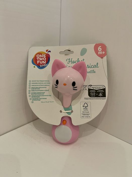 Chocalho Musical para Bebé 6M+ – Novo com Etiqueta