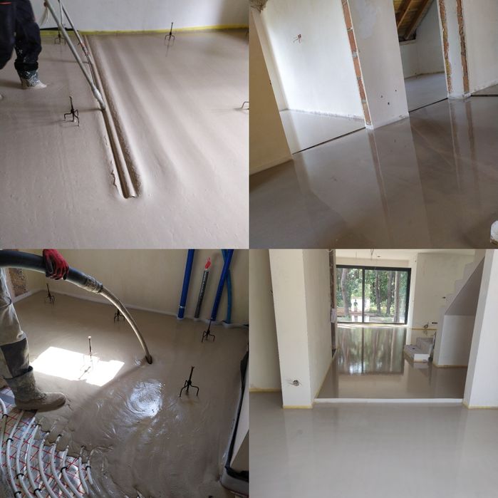 Posadzki wylewki anhydrytowe płynny styropian styrobeton