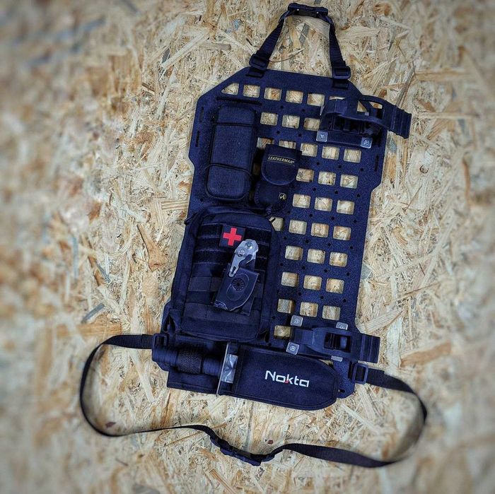 Панель Molle на спинку сидіння ABS 3mm 58*36см