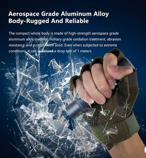 Lanterna Pro UltraFire EC1 1500 Lumens 100% original