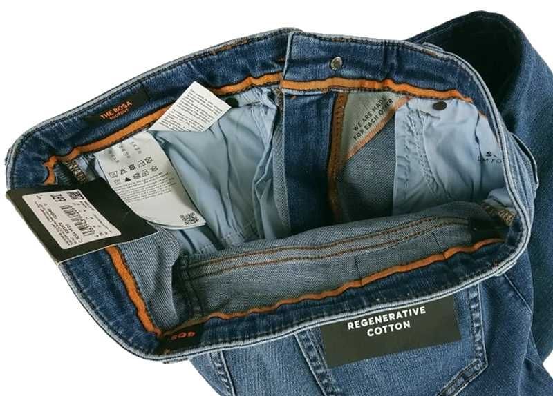 Nowe damskie jeansy Hugo Boss - The Rosa - Bootcut High Rise wysoki stan oryg. - W30
